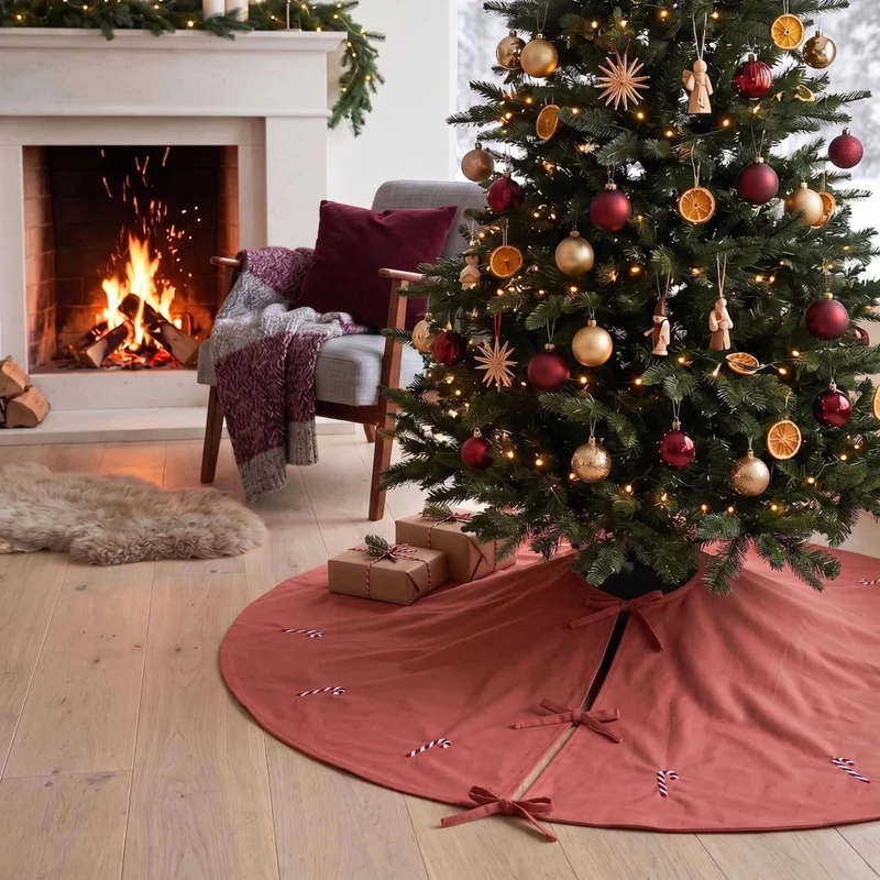 Weihnachtsbaumdecke Zuckerstange