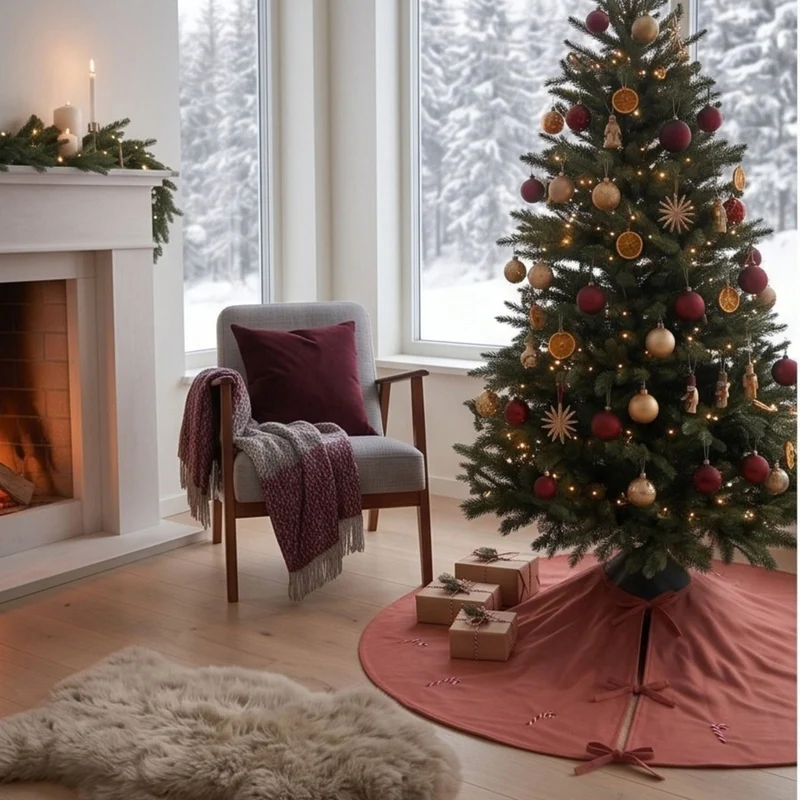 Weihnachtsbaumdecke Zuckerstange