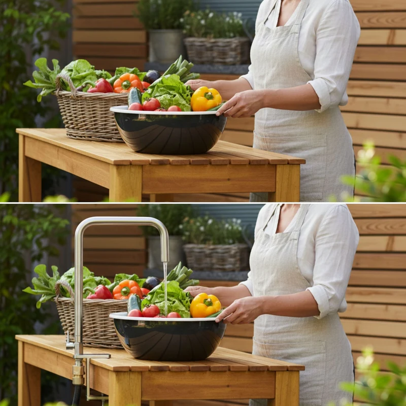 Flexibler Outdoor Wasserhahn