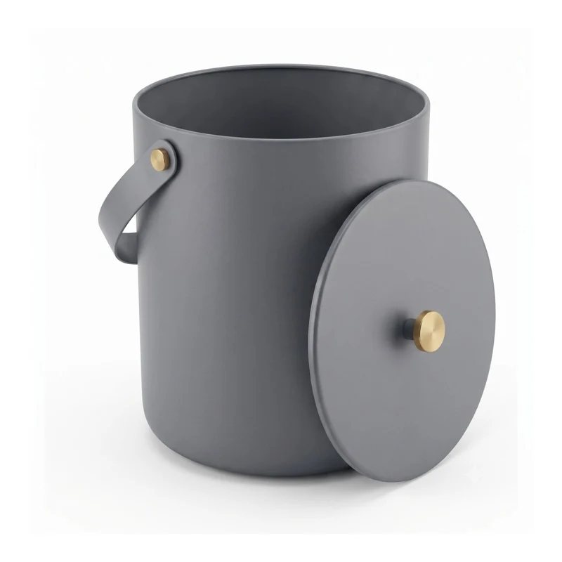 Ascheeimer mit Deckel
