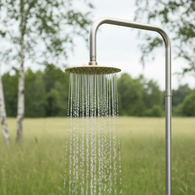 Gartendusche Edelstahl