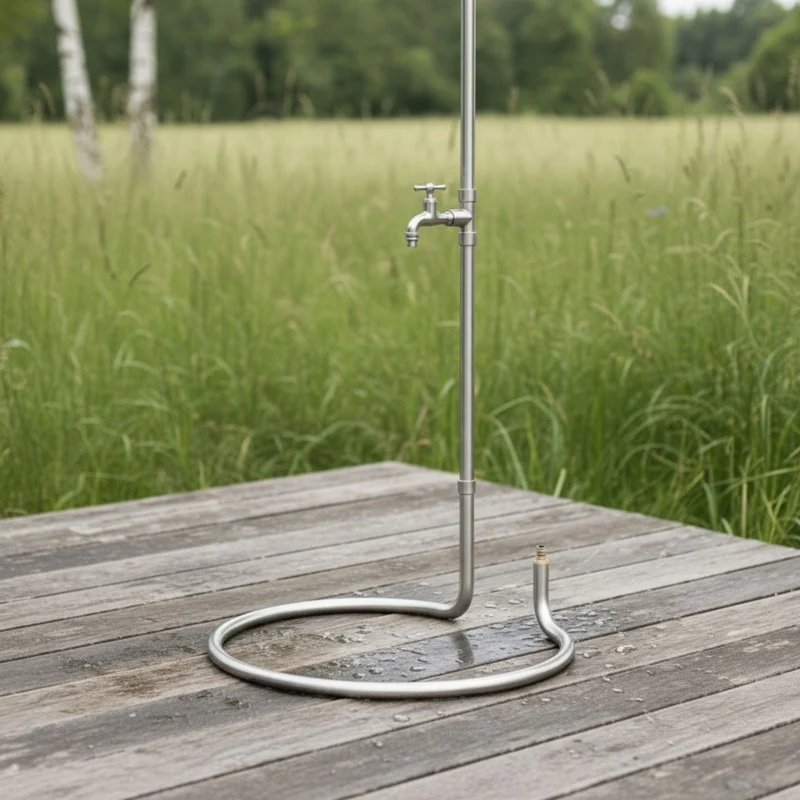 Gartendusche Edelstahl