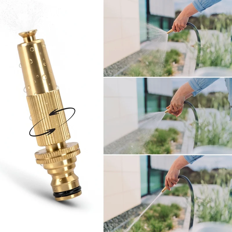 Gartenspritze im Set Messing
