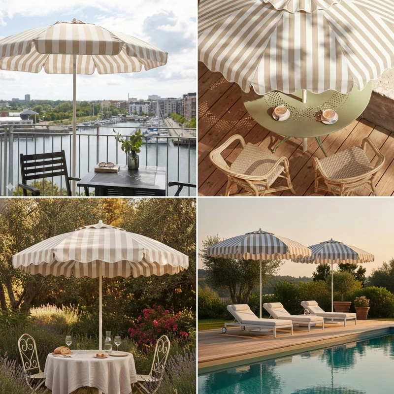 Sonnenschirm 200 cm knickbar