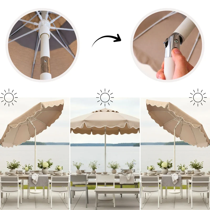Sonnenschirm 200 cm knickbar