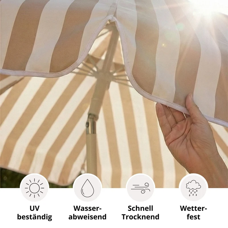 Sonnenschirm 200 cm knickbar