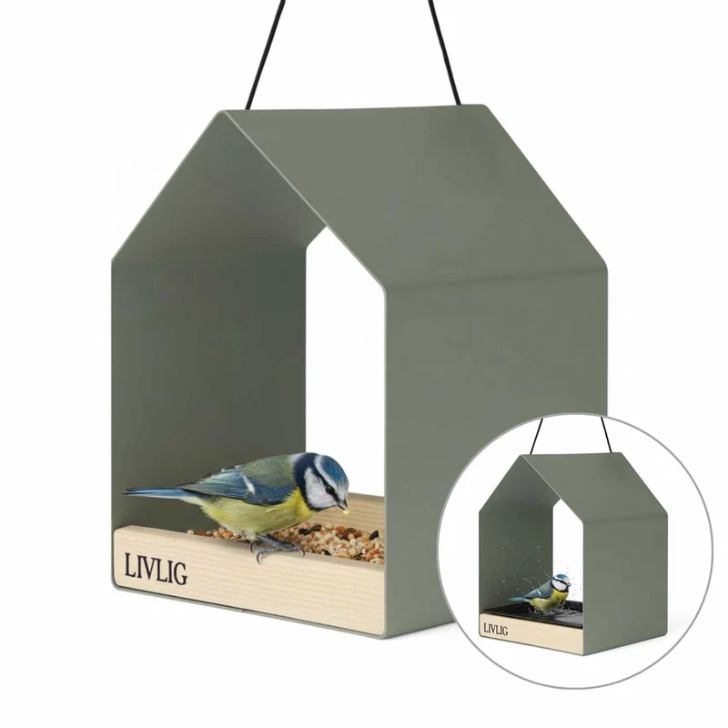 Vogelhaus / Vogeltränke Metall