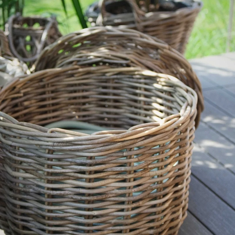 Schlauchtopf Rattan