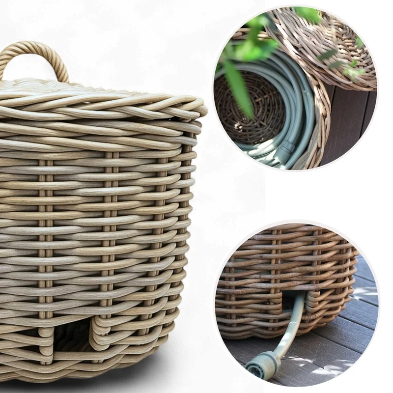 Schlauchtopf Rattan