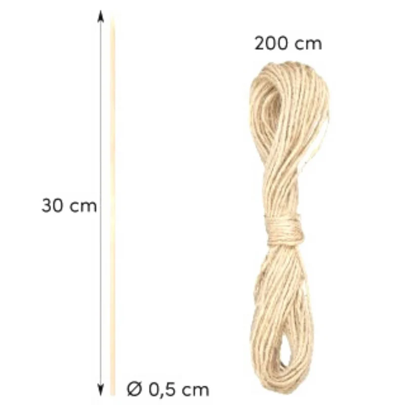 Pflanzstütze aus Holz