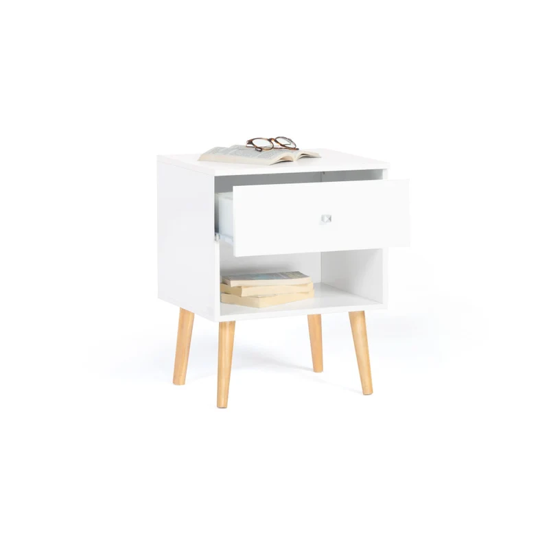 Tables de chevet Emmie 1 tiroir - lot de 2