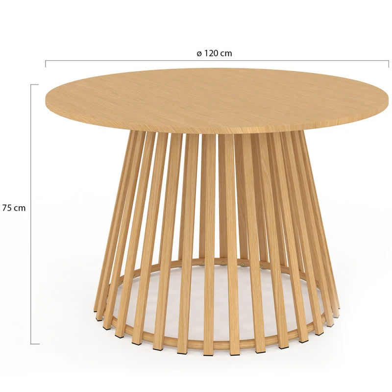 Table de jardin Hortensia ronde Ø120cm