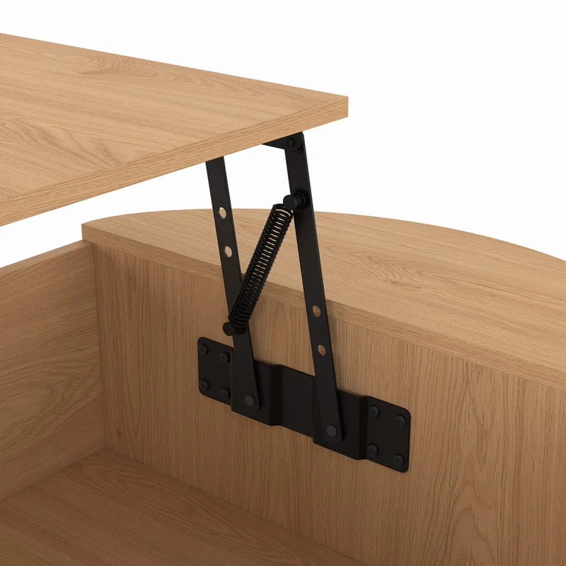 Table basse Nami relevable effet hêtre