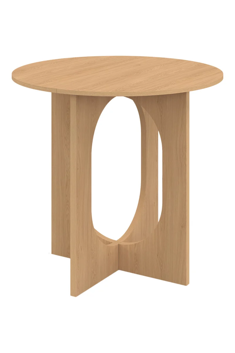 Table à manger ronde Mathis bois Ø80cm