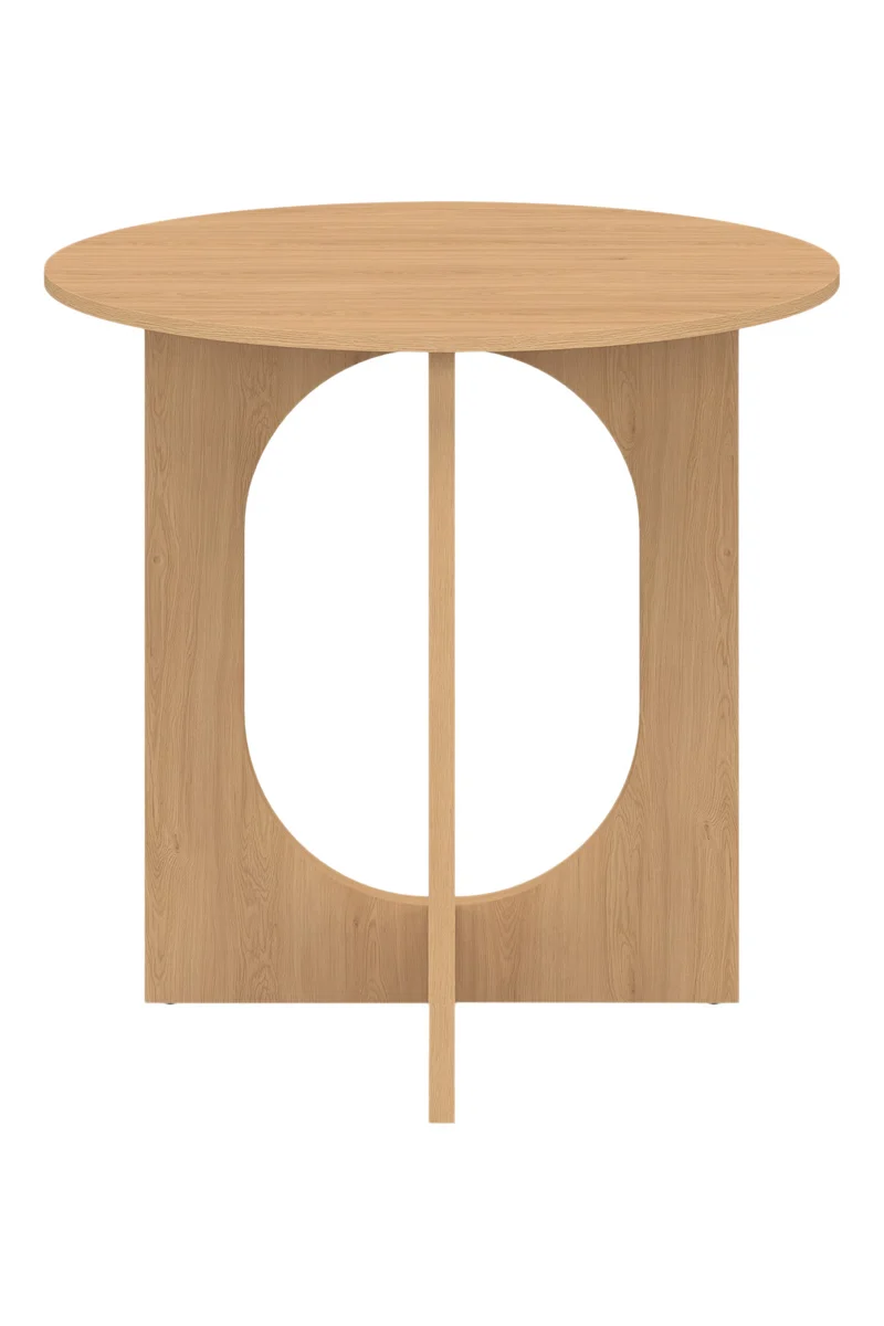 Table à manger ronde Mathis bois Ø80cm