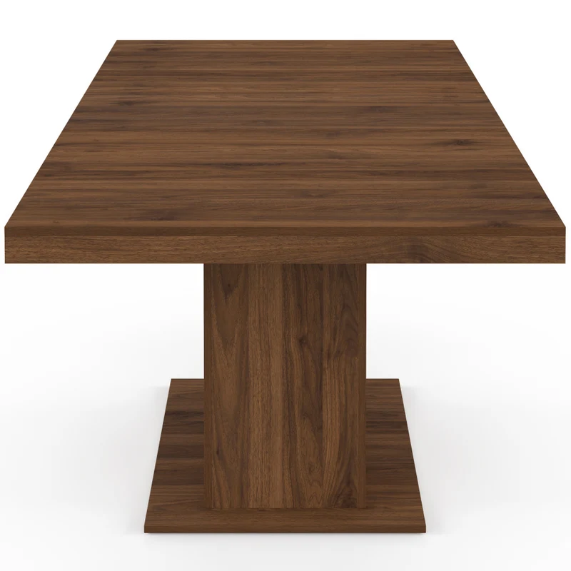Table à manger extensible Tania effet noyer 160-200cm