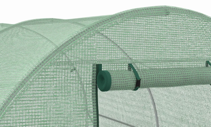 Serre tunnel de jardin 3x2m verte bâche renforcée 130 gr/m² - gamme maraîchère