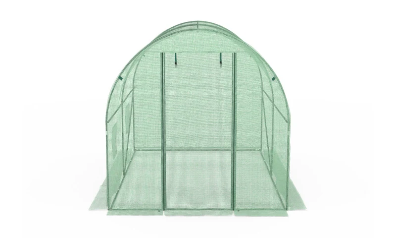 Serre tunnel de jardin 3x2m verte bâche renforcée 130 gr/m² - gamme maraîchère
