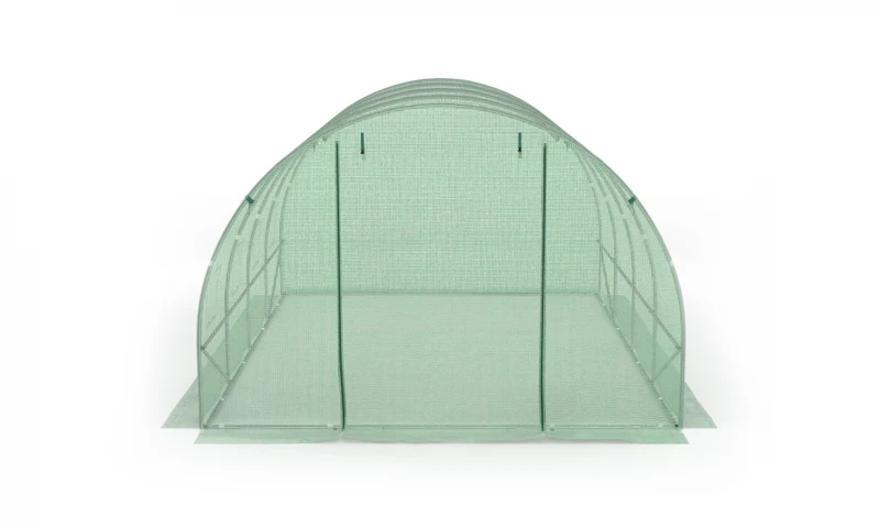 Serre tunnel de jardin 12m² verte bâche renforcée 130 gr/m² - Gamme maraichère