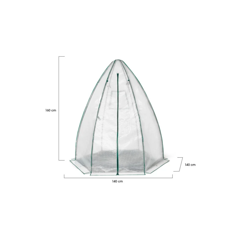 Serre d'hivernage Teepee 140x140x160cm