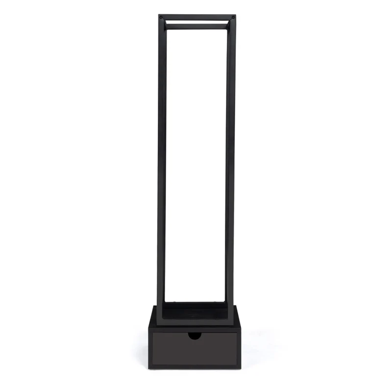 Range bûches vertical avec tiroir 125cm
