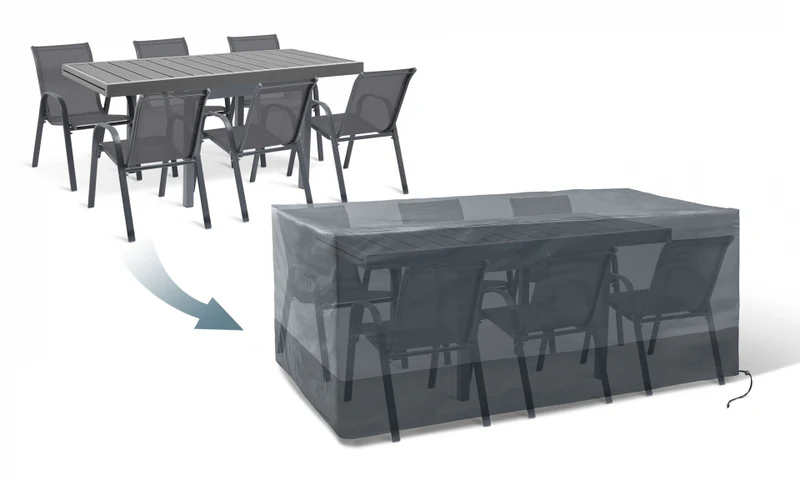 Housse de protection pour table rectangulaire 250x200x75cm