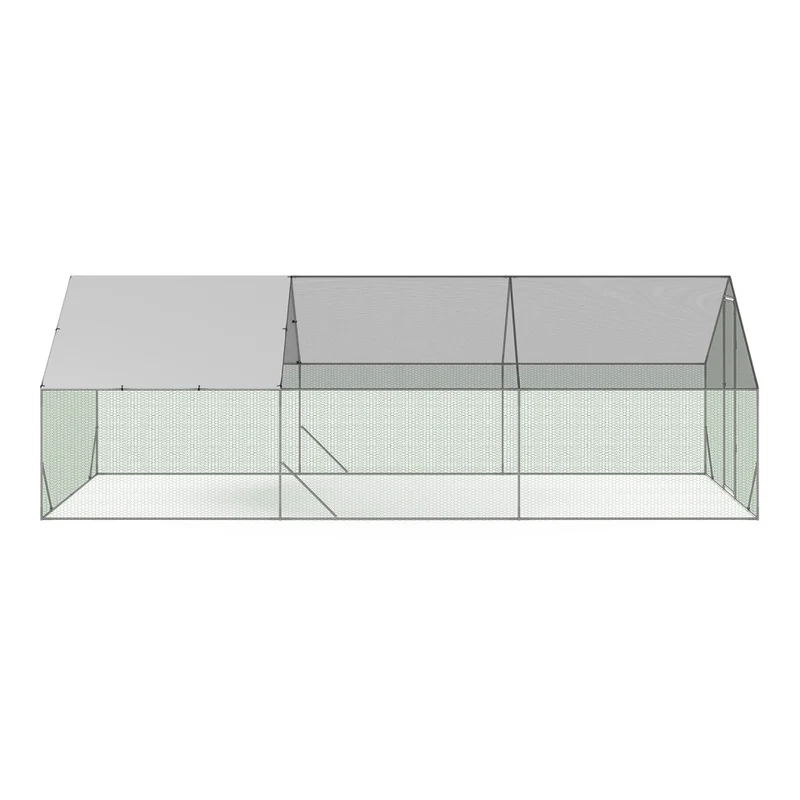 Enclos grillagé pour poules 18m² - 3x6m