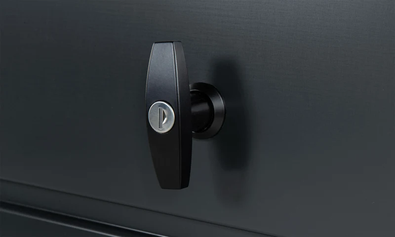Coffre de rangement pour extérieur gris anthracite en acier galvanisé 600L