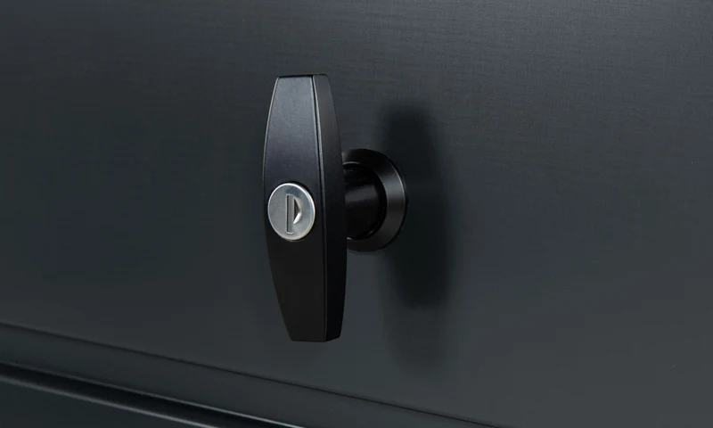 Coffre de rangement pour extérieur gris anthracite en métal 350L