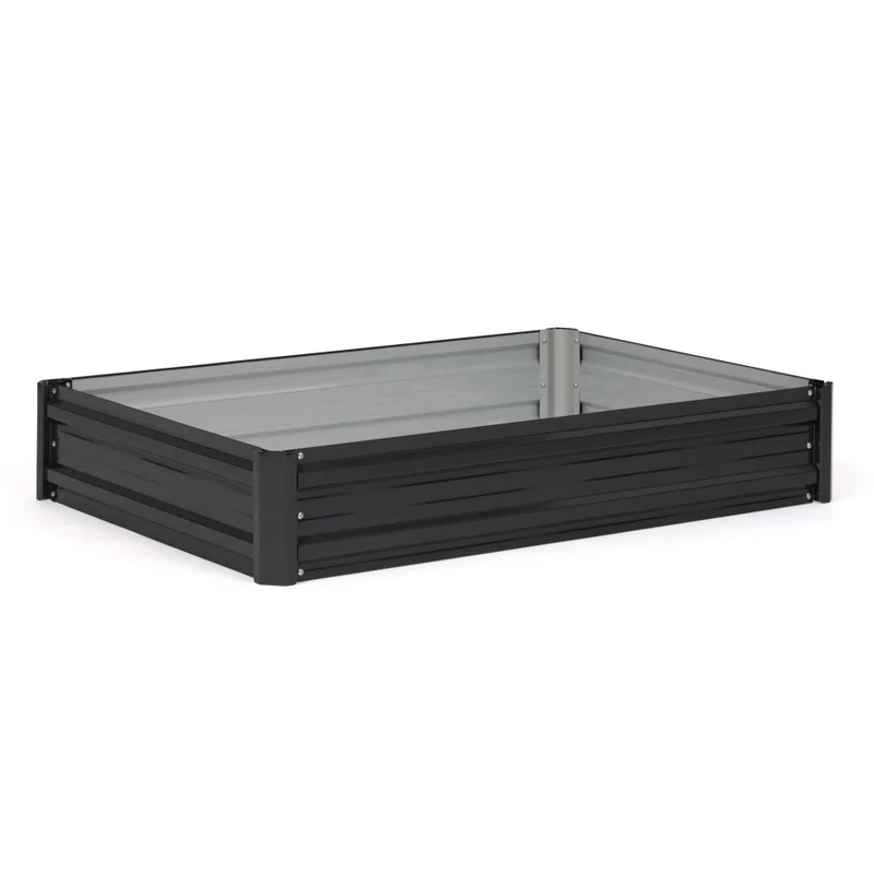 Carrés de potager en métal 115x80x20cm - lot de 2