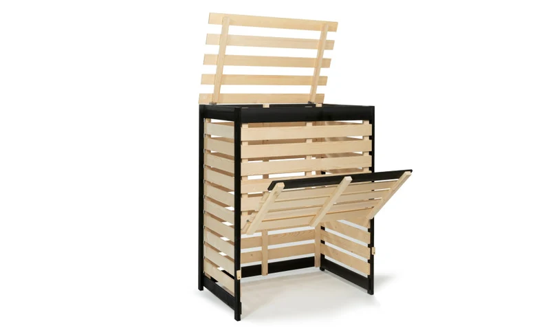 Bac de compostage en bois 360L