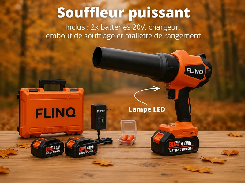 Souffleur à main à batterie multifonctionnel