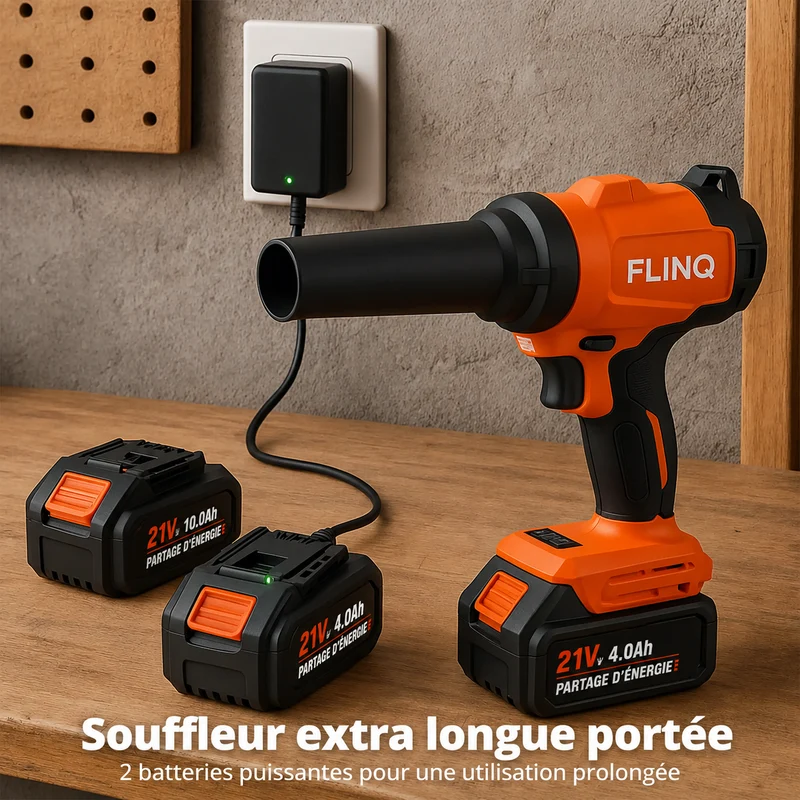 Souffleur à main à batterie multifonctionnel