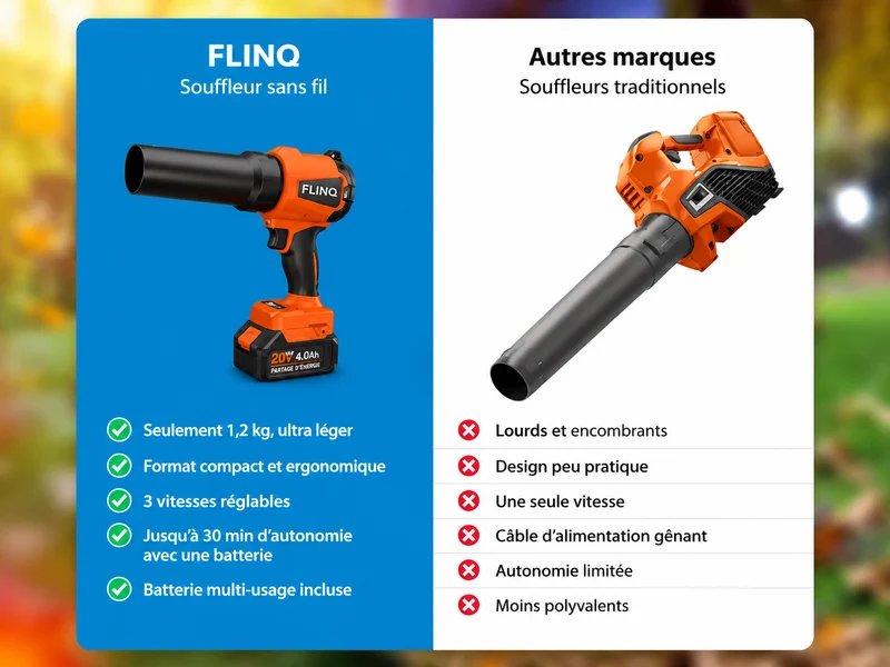 Souffleur à main à batterie multifonctionnel