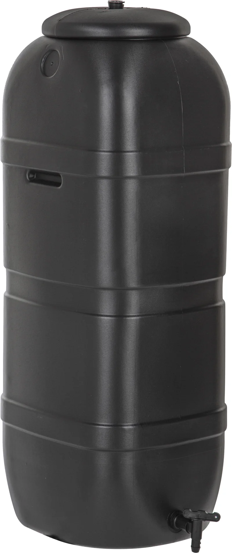 Réservoir d'eau de pluie noir avec accessoires - 100 litres