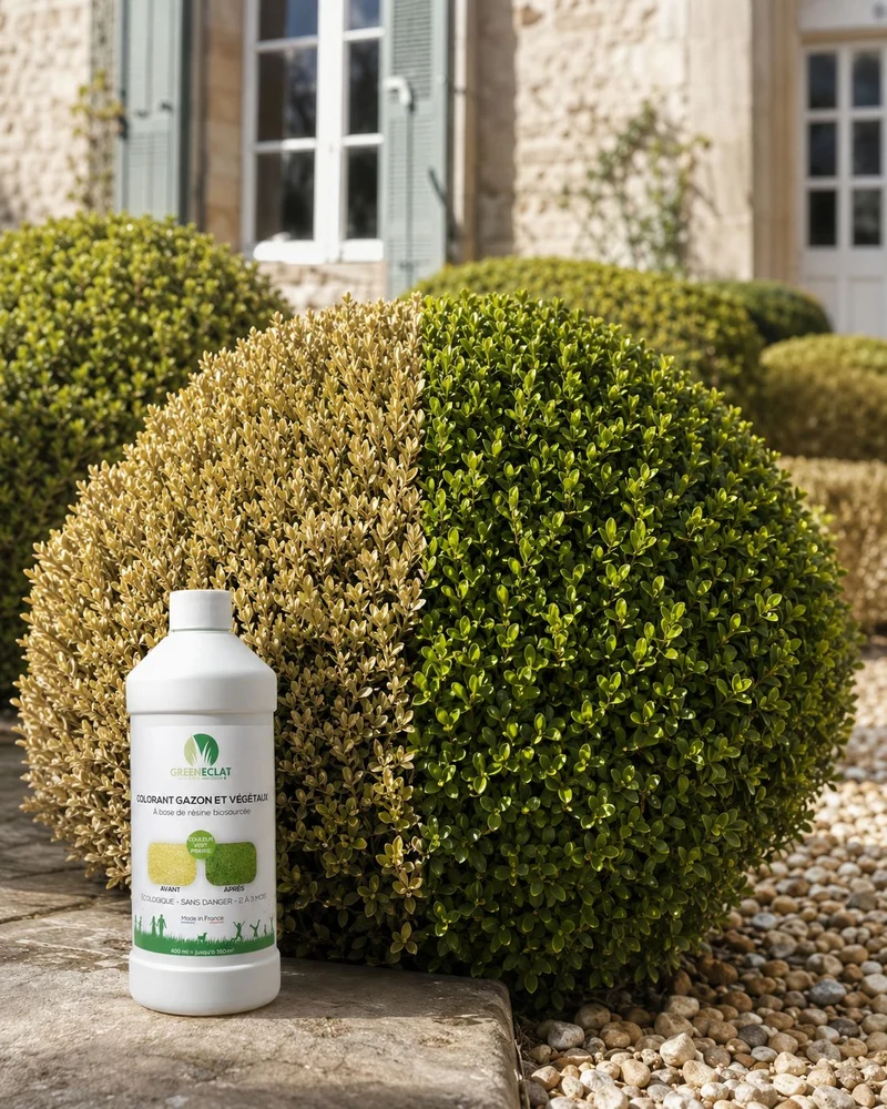 Colorant naturel pour gazon & végétaux concentré - résultat immédiat - vert forêt - 400ml