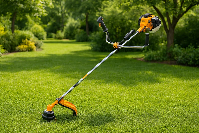 Débroussailleuse thermique avec moteur 2 temps 49 cm³ 6 CV effectif + kit d'accessoires