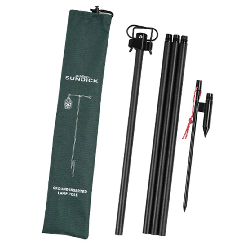 Tente extérieure suspendue porte-lampe poteau de lampe pliable Table de Camping pique-nique fixation lanterne support pour pots Mason cintre