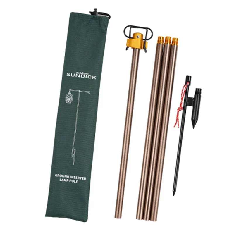 Tente extérieure suspendue porte-lampe poteau de lampe pliable Table de Camping pique-nique fixation lanterne support pour pots Mason cintre