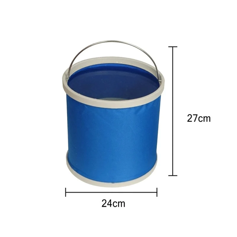 Réservoir d'eau pliant Camping en plein air Voyage Randonnée Pêche Seau pliable Randonnée en plein air Pique-nique Camping Réservoir d'eau