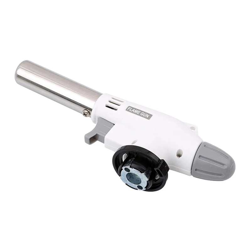 Chalumeau à gaz Flamme Pistolet Chalumeau Cuisson Soudure Butane Auto-allumage Brûleur à gaz Briquet Chauffage Soudage Brûleur à gaz Flamme