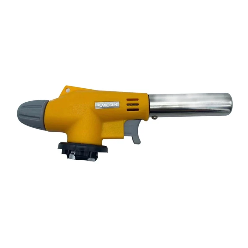 Chalumeau à gaz Flamme Pistolet Chalumeau Cuisson Soudure Butane Auto-allumage Brûleur à gaz Briquet Chauffage Soudage Brûleur à gaz Flamme