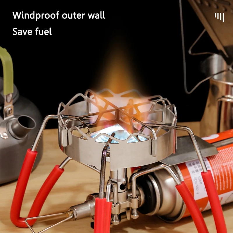 SOTO cuisinière à gaz coupe-vent anneau cuisinière à gaz pare-vent Camping en plein air pique-nique cuisson brûleur coupe-vent écran en alliage d'aluminium vent S