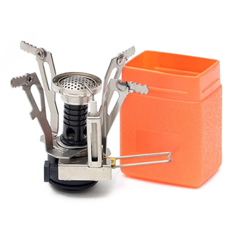 Camping cuisinière à gaz en plein air Mini Camping poêles pliant extérieur cuisinière à gaz four Portable cuisson pique-nique Split poêles cuisinière