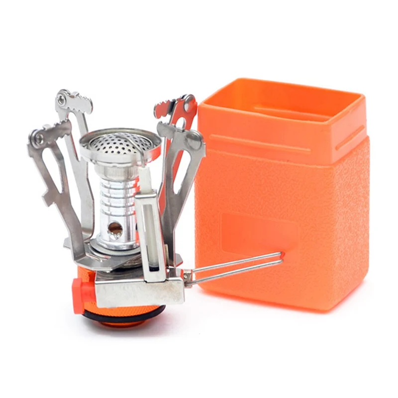 Camping cuisinière à gaz en plein air Mini Camping poêles pliant extérieur cuisinière à gaz four Portable cuisson pique-nique Split poêles cuisinière