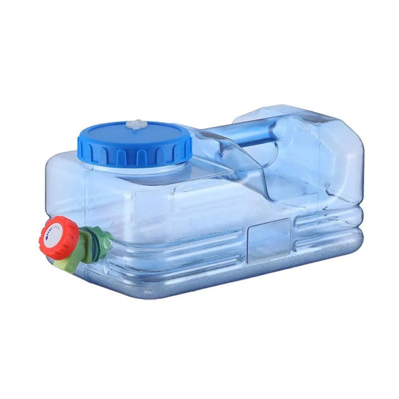 10L capacité randonnée pique-nique Camping réservoir d'eau extérieur seau d'eau Portable Cube réservoir d'eau conteneur avec robinet