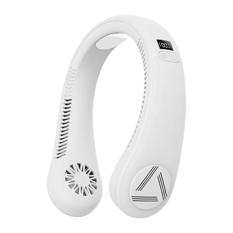 Ventilateur de cou Portable ventilateur électrique sans fil USB Rechargeable Mini ventilador refroidissement ventilateurs muets sans lame pour les Sports de plein air