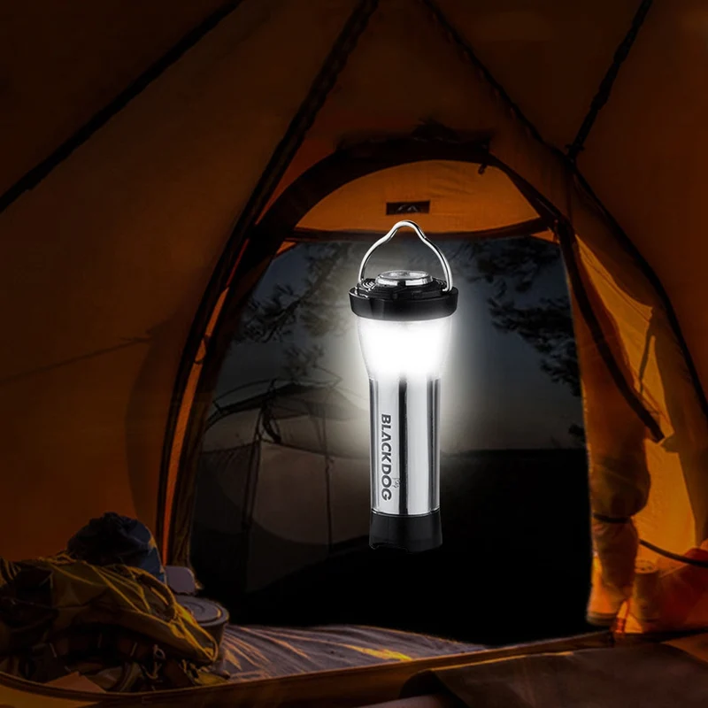 Lampe de poche Camping Lumière Extérieure Portable Camping Lumières Trois Modes USB Charge Lampe IPX4 Hydrofuge extérieur Randonnée Equpmen
