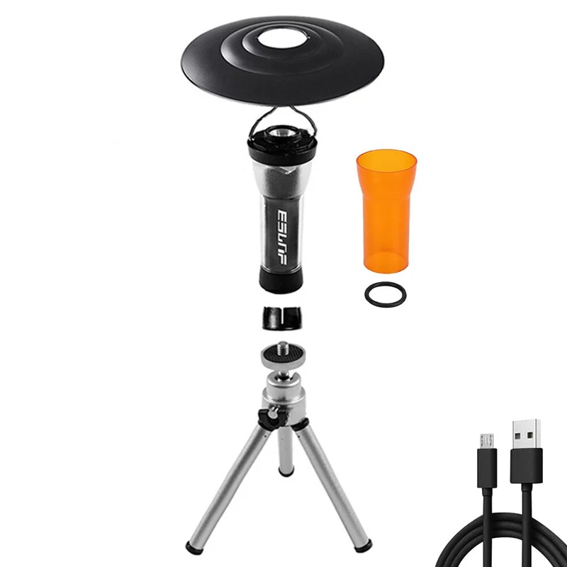 Mini lanterne LED lumière USB charge lampes de secours étanche lampes de poche lampe de poche randonnée en plein air Camping lumière d'inspection