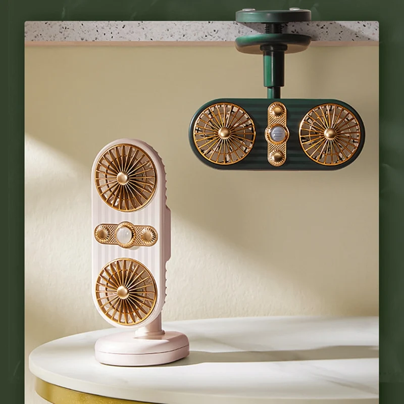 Ventilateur électrique bureau réglable ventilateur Rechargeable Portable ventilateur Vertical Camping en plein air cyclisme course voyage refroidissement fournitures